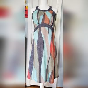 Prana Calexico Racerback Dress, Size M, Multi-color